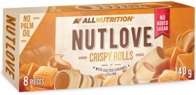 AllNutrition Nutlove Crispy Rolls 140 g - bílá čokoláda