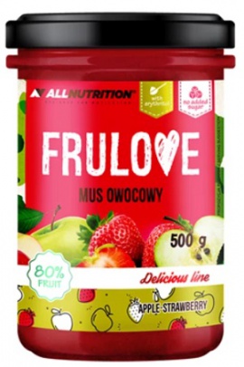 AllNutrition Frulove Ovocná pěna 500 g - jablko/jahoda