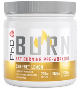 PhD Burn Pre-Workout 200 g - kyselé jablko