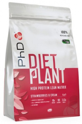 PhD Diet Plant Protein 1000 g - belgická čokoláda