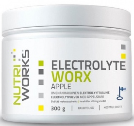 NutriWorks Electrolyte worx 300 g - broskvový ledový čaj