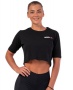 Nebbia Minimalist Logo Nebbia Crop Top 600 černý