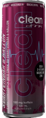 Clean Drink BCAA 330 ml - růžový grep