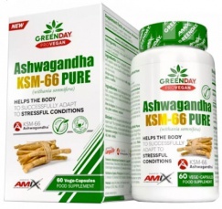 Amix GreenDay ProVEGAN Ashwagandha KMS-66 Pure 60 kapslí