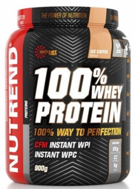 Nutrend 100% Whey Protein 900 g - jahoda VÝPRODEJ