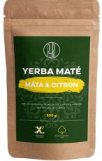 BrainMax Pure Organic Yerba Maté Máta & Citrón 1000 g VÝPRODEJ