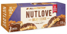 AllNutrition Nutlove cookie 128 g - milky arašídy/karamel