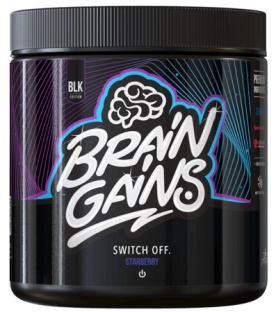 Brain Gains Switch Off Black Edition 200 g - honey lemon ice tea