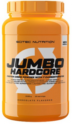 Scitec Jumbo Hardcore 1530 g - čokoláda