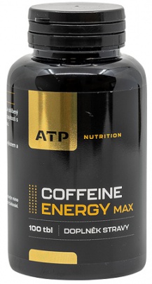 ATP Nutrition Coffeine Energy Max 100 tablet - VÝPRODEJ (DMT 17.02.2024)