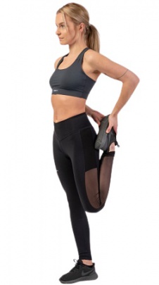 Nebbia Černé Legíny "Breath" se síťkou 401 - S