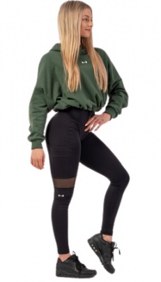 Nebbia Legíny Sporty s vysokým pasem 404 černá - L
