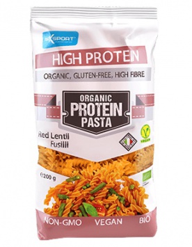 MaxSport Organic Protein Pasta 200g Špagety z černých fazolí