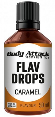 Body Attack Flav Drops 50 ml - Marcipán