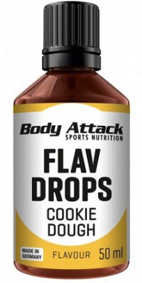 Body Attack Flav Drops 50 ml - Marcipán