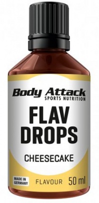 Body Attack Flav Drops 50 ml - Marcipán