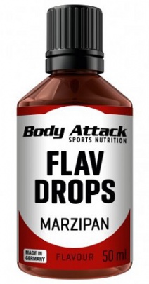 Body Attack Flav Drops 50 ml - Marcipán