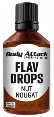 Body Attack Flav Drops 50 ml - Marcipán