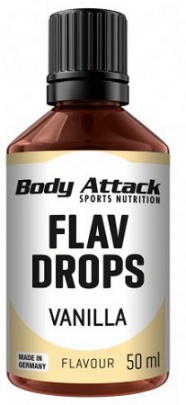 Body Attack Flav Drops 50 ml - Kokos