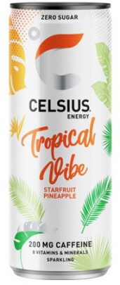 Celsius Energy Drink 355 ml - Lemon Crush 114 mg kofeinu