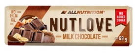 AllNutrition Nutlove Milk Chocolate Bar 69 g - lískový oříšek/čokoláda