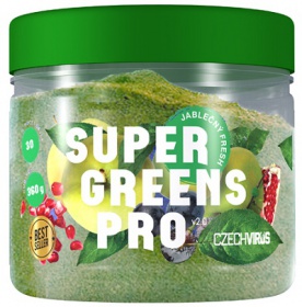 Czech Virus Super Greens PRO V2.0 360 g - jablečný fresh