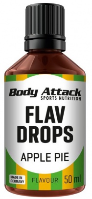 Body Attack Flav Drops 50 ml - Marcipán