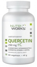 NutriWorks Quercetin + Vitamin C 250 mg 60 kapslí VÝPRODEJ 16.3.2025