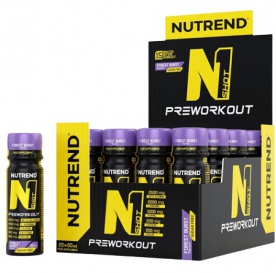 Nutrend N1 PRE-WORKOUT Shot 20x60 ml - pomeranč
