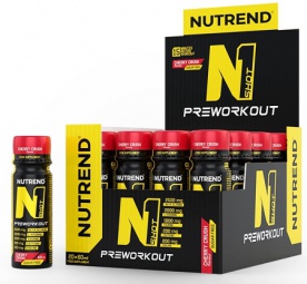 Nutrend N1 PRE-WORKOUT Shot 20x60 ml - pomeranč
