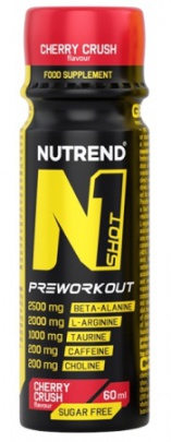Nutrend N1 PRE-WORKOUT Shot 60 ml - pomeranč