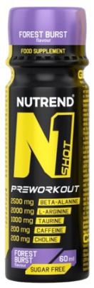 Nutrend N1 PRE-WORKOUT Shot 60 ml - pomeranč