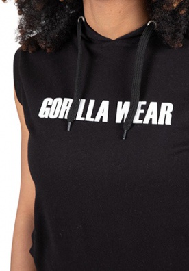 Gorilla Wear Dámská mikina bez rukávů Virginia černá - S