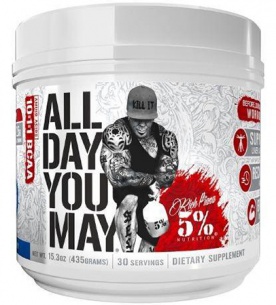 5% Nutrition Rich Piana All Day You May 435 g - Ovocný punč VÝPRODEJ 11.2023