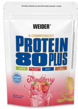 Weider Protein 80 Plus 500 g - lesní plody