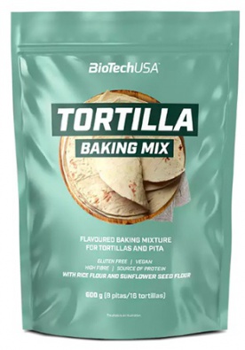 BiotechUSA Tortilla Baking mix 600 g PROŠLÉ DMT 11.8.2023