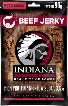 Indiana Jerky sušené maso 90 g - Hovězí Peppered