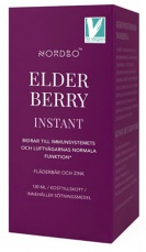 Nordbo Elderberry Instant (Extrakt z černého bezu + zinek) 120 ml VÝPRODEJ 7.2024