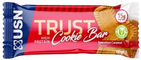 USN Trust Cookie Bar 60g - speculoos caramel PROŠLÉ DMT 2.6.2025