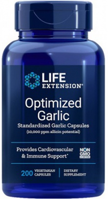 Life Extension Optimized Garlic 200 kapslí