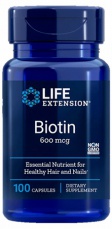 Life Extension Biotin 100 kapslí
