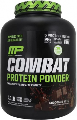 MusclePharm Combat Powder 1814 g - čokoláda/arašídové máslo