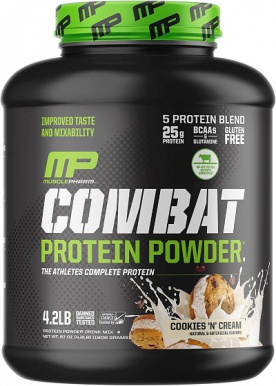 MusclePharm Combat Powder 1814 g - čokoláda/arašídové máslo