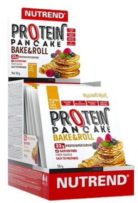 Nutrend Protein Pancake 10x50 g - arašídové máslo