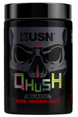 USN Qhush Black 220 g - bobulový plamen