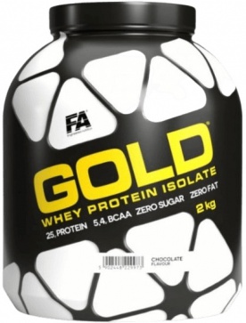 FA Gold Whey Protein Isolate 2 kg - jahoda