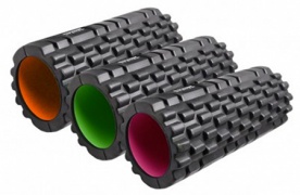Power System Fitness Roller (válec) - černá/oranžový střed
