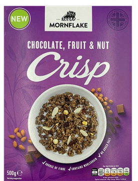Mornflake Musli 500 g - jahoda a bílá čokoláda