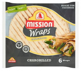 Mission Wraps Tortilly 370 g - grilované PROŠLÉ DMT (10. 4. 2023)