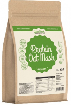 GreenFood Proteinová ovesná kaše bezlepková 500 g - natural